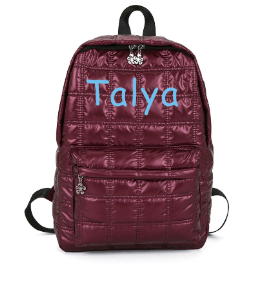 Quilted backpack