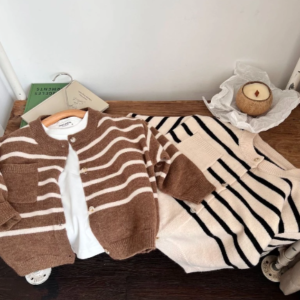 Striped cardigan