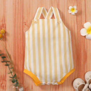 Striped romper