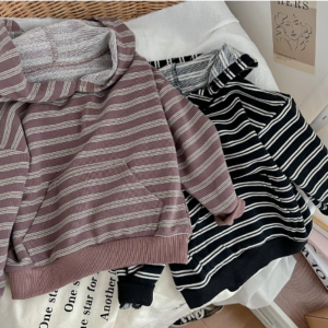 Striped hoodie