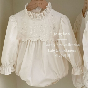 Eyelet detail romper