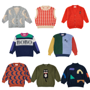 Assorted knit sweaters
