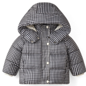 Printed puffer jacket