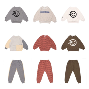 Assorted sweatshirts/leggings