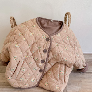 Floral quilted jacket