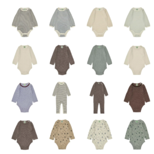 Assorted knit rompers