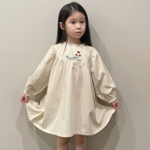 Embroidered detail dress