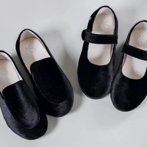 Velvet shoes