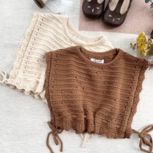 Knit overlay sweater