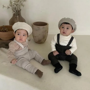 Ribbed overall leggings