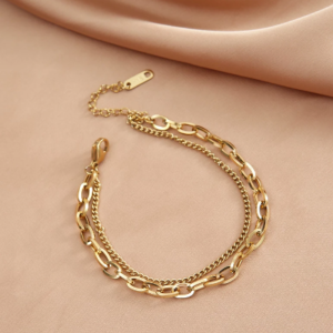 Double chain bracelet