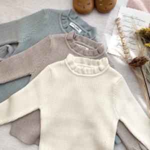 Ruffle collar sweater