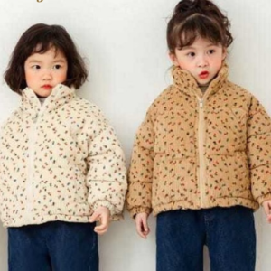 Corduroy floral jacket