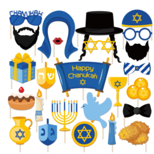 Chanukah photo props 25 pc.