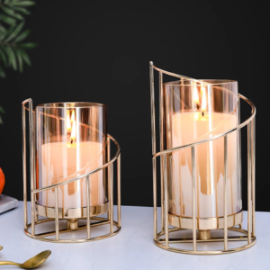 Geometric candle holder