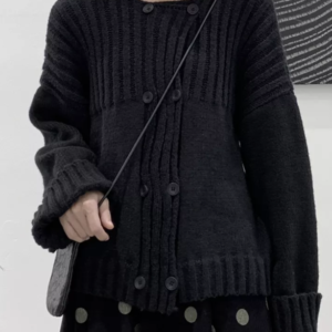 Heavy knit cardigan