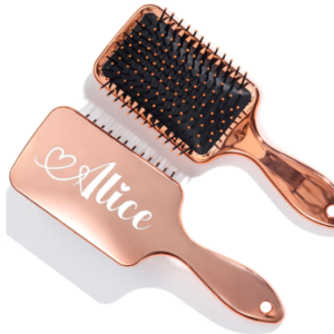 Personalized hair brush