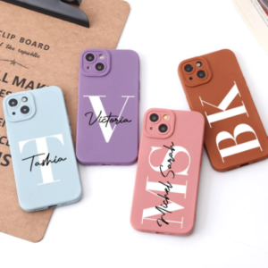 Personalized silicone phone case