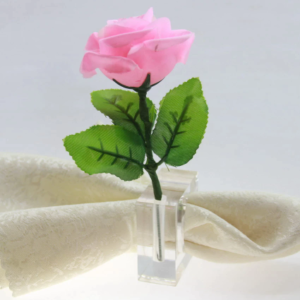 Acrylic napkin ring 4 pcs