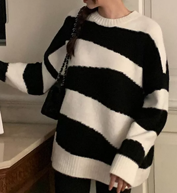 Oversized stripe sweater - Ali Favorites