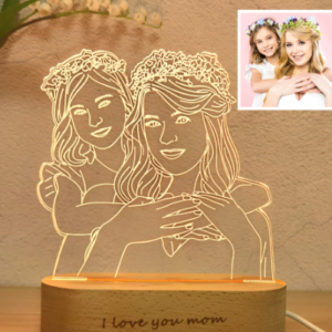 Custom 3D photo lamp