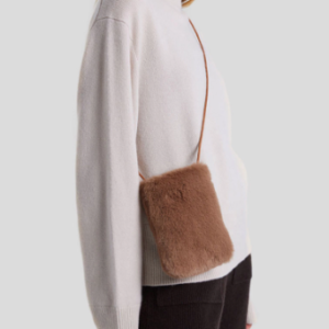 Fur phone bag
