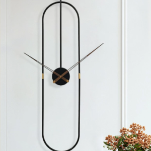 Modern oval clock