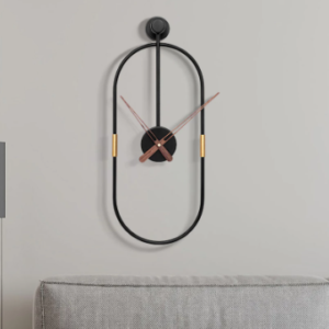 Modern oval clock