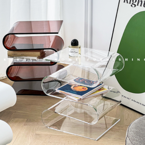 Acrylic magazine rack