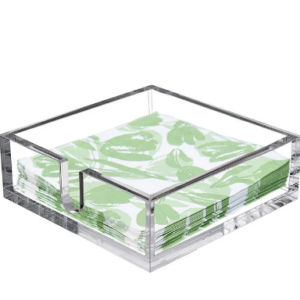 Acrylic napkin holder