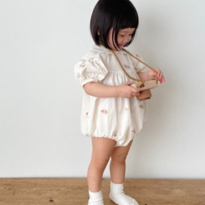 Embroidered romper/top