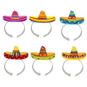 Mexican headband 6 pc.