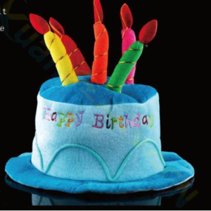 Birthday cake hat