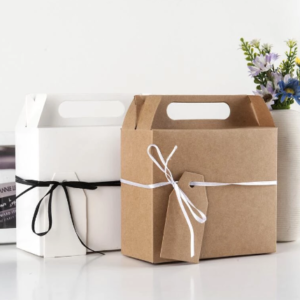 Kraft box with handle 50 pc.