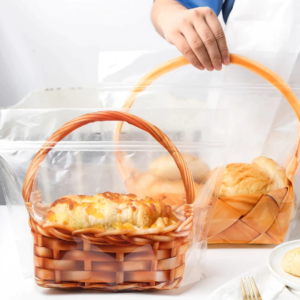 Basket print bag 5 pc.