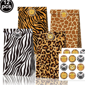 Animal print bag 12 pc.