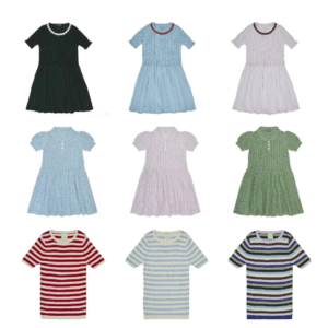 Assorted knit dresses