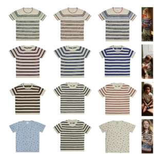 Knit striped collection