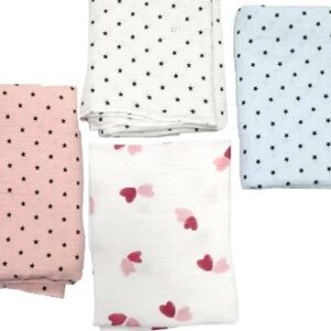 Muslin printed swaddle