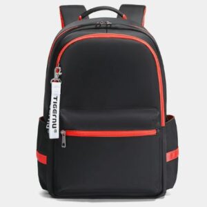 Contrast zipper backpack