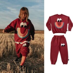 Graphic sweatshirt/sweat pants