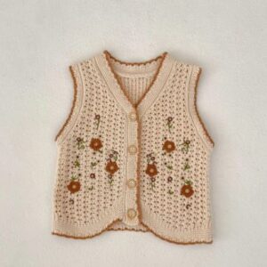 Embroidered vest