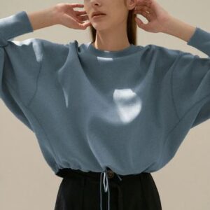 Draswstring sweatshirt