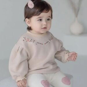 Embroidered sweatshirt