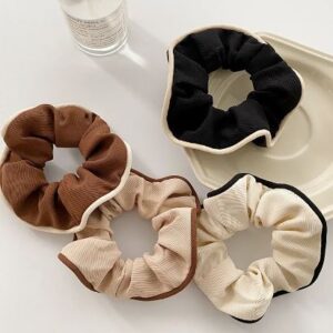 Contrast trim scrunchy