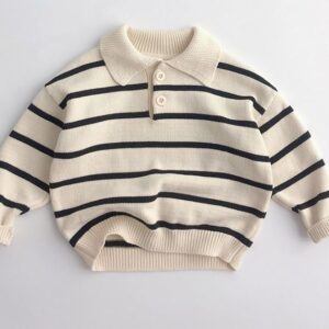 Stripe knit top