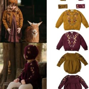 Embroidered knitwear