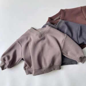 V neck sweatshirt