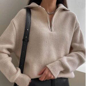 Zipper sweater
