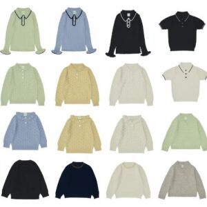 Assorted knit tops